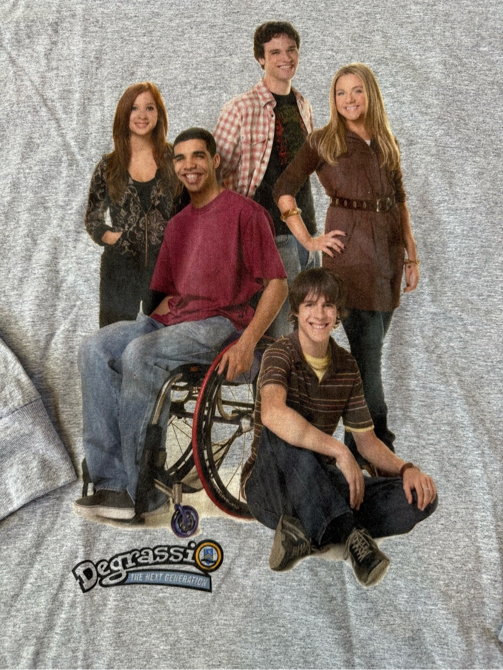 Degrassi Long Sleeve Gray T-Shirt - Picture 2 of 4
